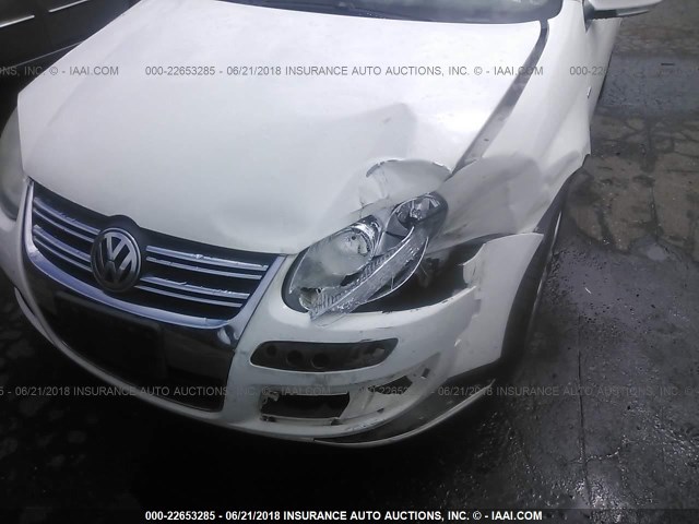 3VWEG71K67M143632 - 2007 VOLKSWAGEN JETTA WOLFSBURG 白色 照片 6