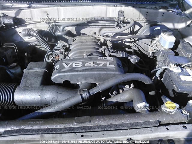 5TBDT44156S543250 - 2006 TOYOTA TUNDRA DOUBLE CAB SR5 GOLD photo 10