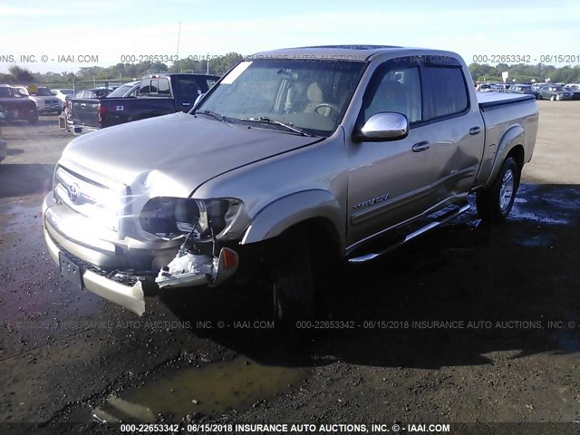 5TBDT44156S543250 - 2006 TOYOTA TUNDRA DOUBLE CAB SR5 GOLD photo 6