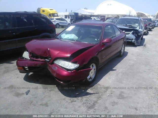 19UYA2252VL011772 - 1997 ACURA 3.0CL Красный фото 2