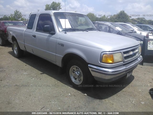 1FTCR14A3TTA09418 - 1996 FORD RANGER SUPER CAB SILVER photo 1