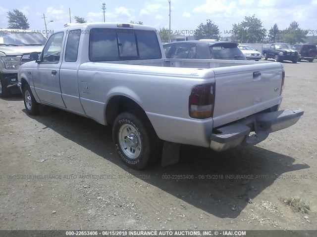 1FTCR14A3TTA09418 - 1996 FORD RANGER SUPER CAB SILVER photo 3