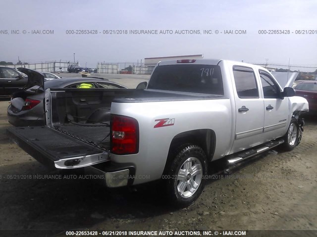 3GCPCSE04CG207811 - 2012 CHEVROLET SILVERADO C1500 LT ვერცხლისფერი ფოტო 4