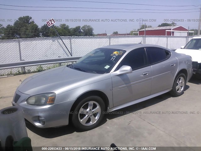 2G2WP582281192874 - 2008 PONTIAC GRAND PRIX SILVER photo 2