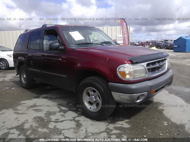 1FMZU63E1YZB38624 - 2000 FORD EXPLORER XLT RED photo 1