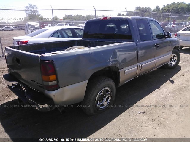 2GCEC19T6Y1275288 - 2000 CHEVROLET SILVERADO C1500 GRAY photo 4