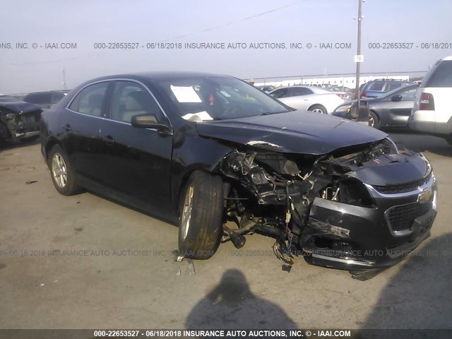 1G11A5SL2EF123057 - 2014 CHEVROLET MALIBU LS GRAY photo 1