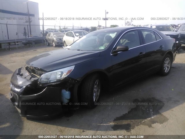 1G11A5SL2EF123057 - 2014 CHEVROLET MALIBU LS GRAY photo 2