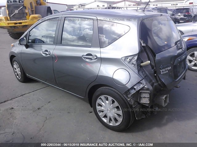 3N1CE2CP4GL351514 - 2016 NISSAN VERSA NOTE S/S PLUS/SV/SL/SR GRAY photo 3