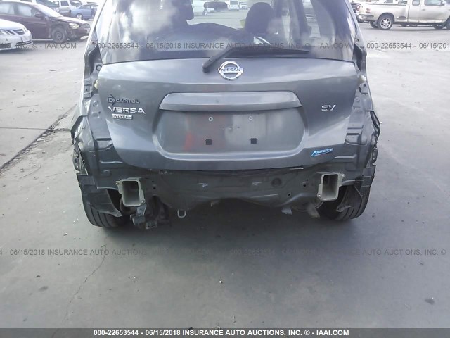 3N1CE2CP4GL351514 - 2016 NISSAN VERSA NOTE S/S PLUS/SV/SL/SR GRAY photo 6