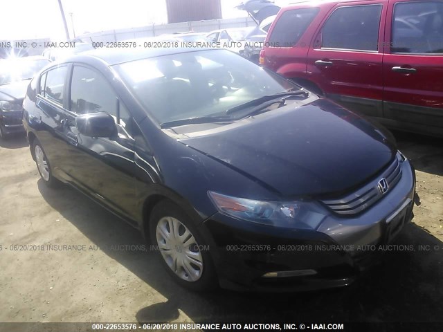 JHMZE2H56BS009876 - 2011 HONDA INSIGHT LX BLACK photo 1