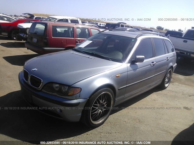 WBAEN33414PC12815 - 2004 BMW 325 IT SILVER photo 2