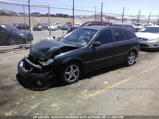 JM1BJ245921459130 - 2002 MAZDA PROTEGE PR5 BLACK photo 2