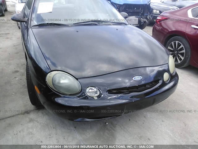 1FALP52U9VA300276 - 1997 FORD TAURUS GL BLACK photo 6