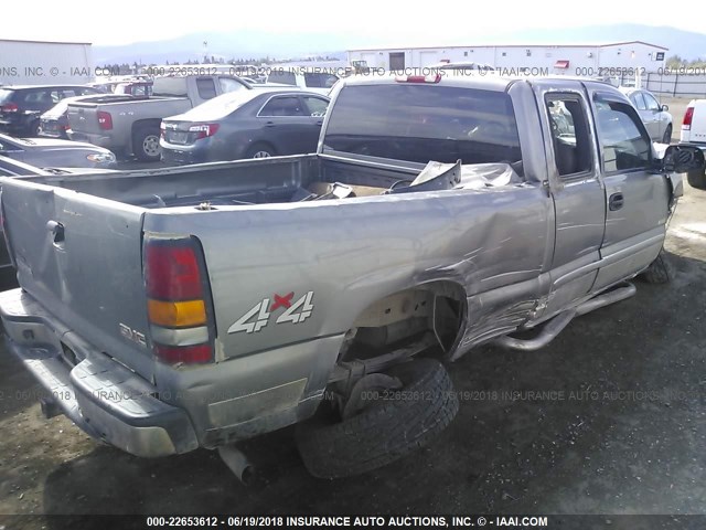 1GTEK19T16Z155194 - 2006 GMC NEW SIERRA K1500 GRAY photo 4