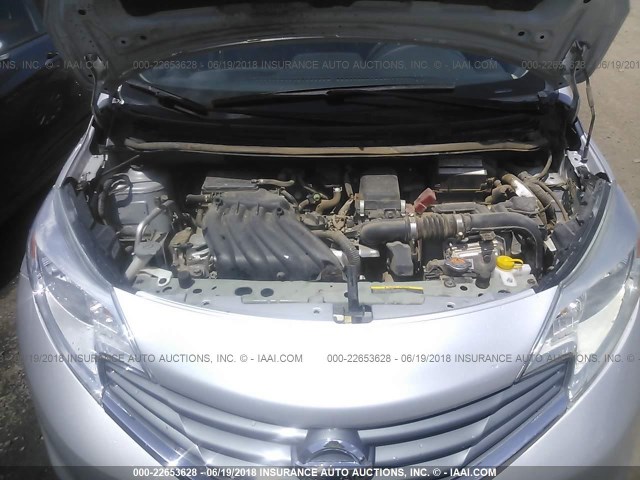 3N1CE2CPXEL422860 - 2014 NISSAN VERSA NOTE S/S PLUS/SV/SL GRAY photo 10