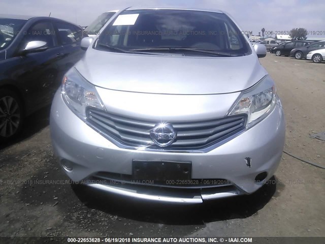 3N1CE2CPXEL422860 - 2014 NISSAN VERSA NOTE S/S PLUS/SV/SL GRAY photo 6