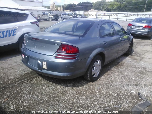 1B3EL46X66N279914 - 2006 DODGE STRATUS SXT SILVER photo 4