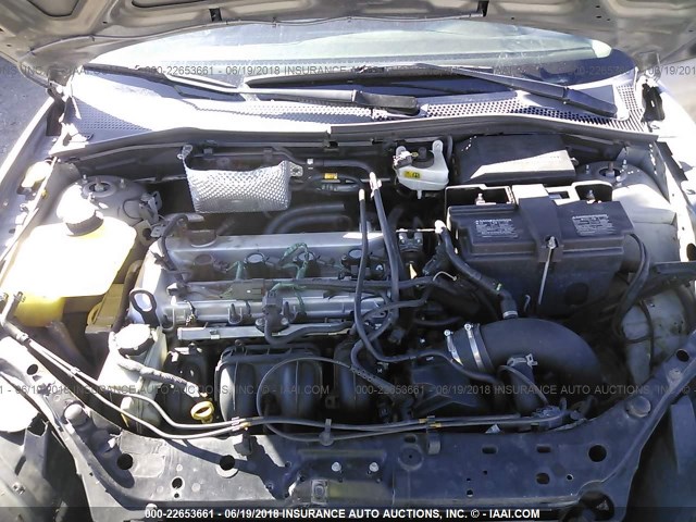 1FAFP37N37W140467 - 2007 FORD FOCUS ZX5/S/SE/SES GRAY photo 10