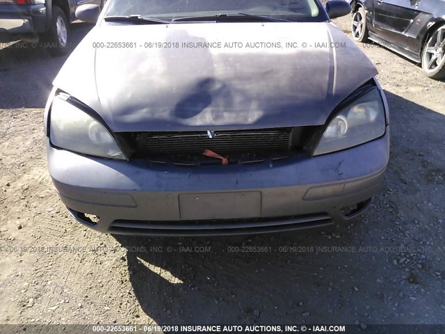 1FAFP37N37W140467 - 2007 FORD FOCUS ZX5/S/SE/SES GRAY photo 6