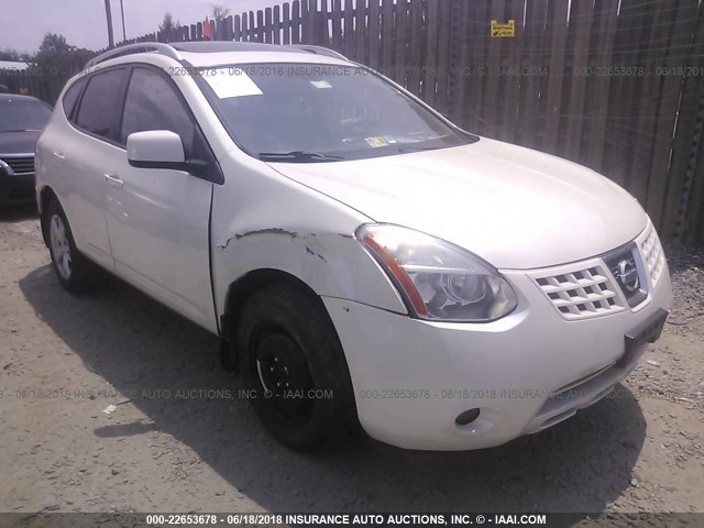 JN8AS58V79W161522 - 2009 NISSAN ROGUE S/SL WHITE photo 1