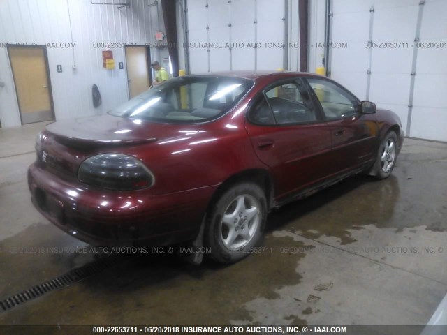1G2WK52J61F116443 - 2001 PONTIAC GRAND PRIX SE 栗色 照片 4