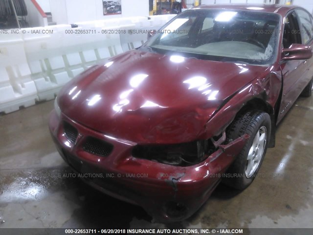 1G2WK52J61F116443 - 2001 PONTIAC GRAND PRIX SE 栗色 照片 6