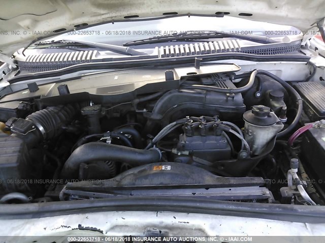 1FMZU74EX2ZA42194 - 2002 FORD EXPLORER EDDIE BAUER თეთრი ფოტო 10