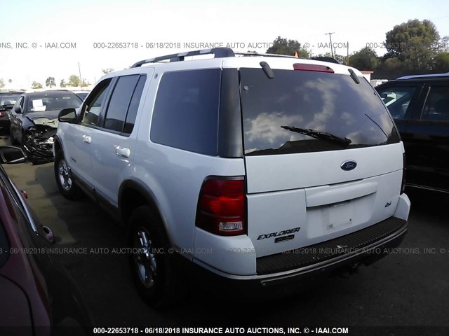 1FMZU74EX2ZA42194 - 2002 FORD EXPLORER EDDIE BAUER თეთრი ფოტო 3