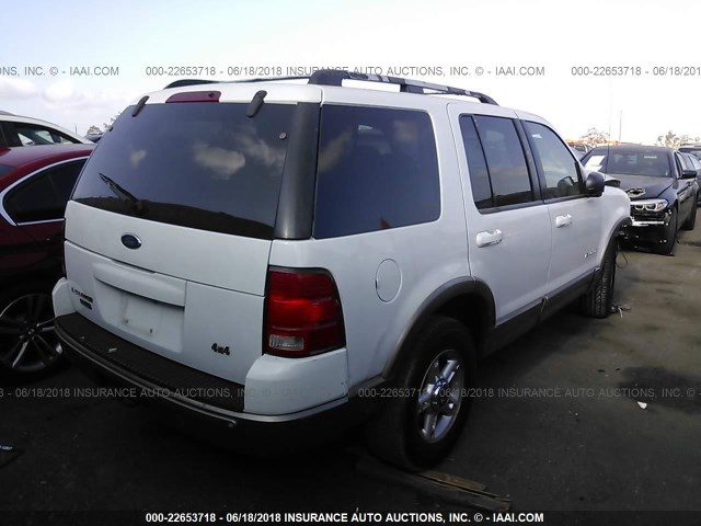1FMZU74EX2ZA42194 - 2002 FORD EXPLORER EDDIE BAUER თეთრი ფოტო 4