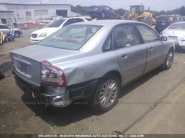 YV1TS592561444559 - 2006 VOLVO S80 2.5T SILVER photo 4