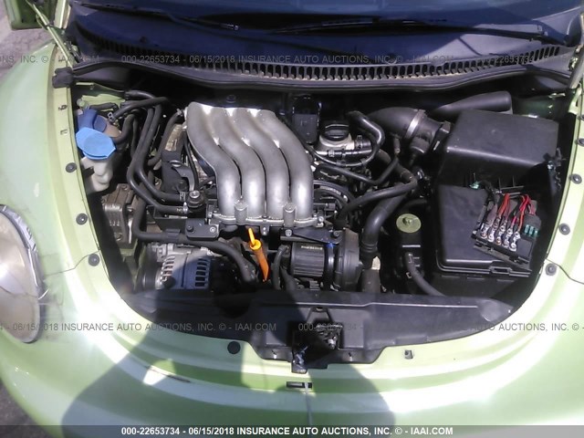 3VWBK21C93M425951 - 2003 VOLKSWAGEN NEW BEETLE GL 绿色 照片 10