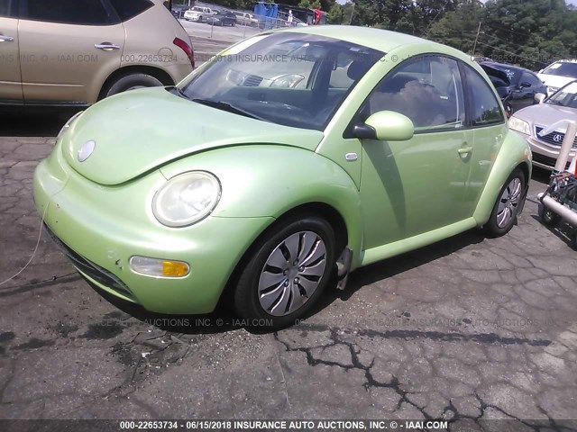 3VWBK21C93M425951 - 2003 VOLKSWAGEN NEW BEETLE GL 绿色 照片 2