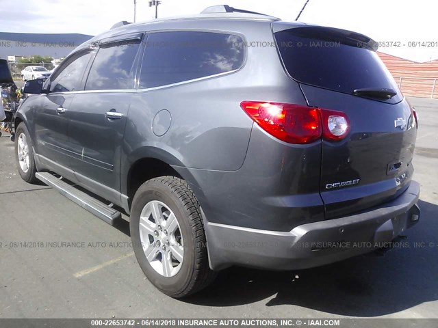 1GNER23D79S105147 - 2009 CHEVROLET TRAVERSE LT BLACK photo 3