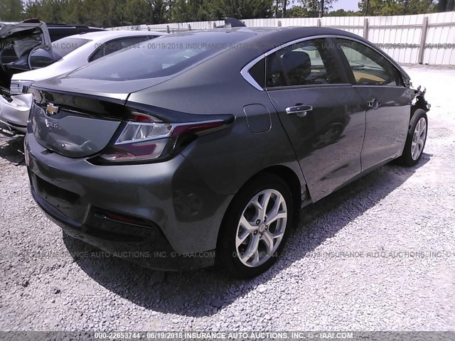 1G1RB6S52HU120408 - 2017 CHEVROLET VOLT PREMIER GRAY photo 4