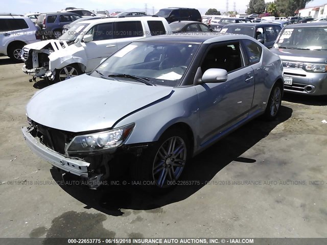 JTKJF5C71B3010068 - 2011 TOYOTA SCION TC 灰色 照片 2