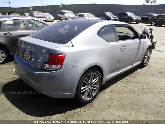 JTKJF5C71B3010068 - 2011 TOYOTA SCION TC 灰色 照片 4