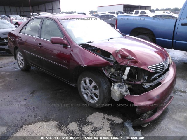 4T1BF32K75U100180 - 2005 TOYOTA CAMRY LE/XLE/SE 栗色 照片 1