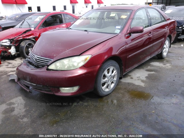 4T1BF32K75U100180 - 2005 TOYOTA CAMRY LE/XLE/SE 栗色 照片 2