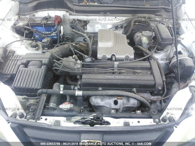 JHLRD1865YC031834 - 2000 HONDA CR-V EX WHITE photo 10