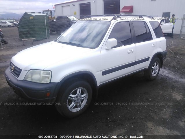 JHLRD1865YC031834 - 2000 HONDA CR-V EX WHITE photo 2