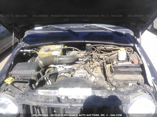 1J4GL38K26W170759 - 2006 JEEP LIBERTY RENEGADE GREEN photo 10