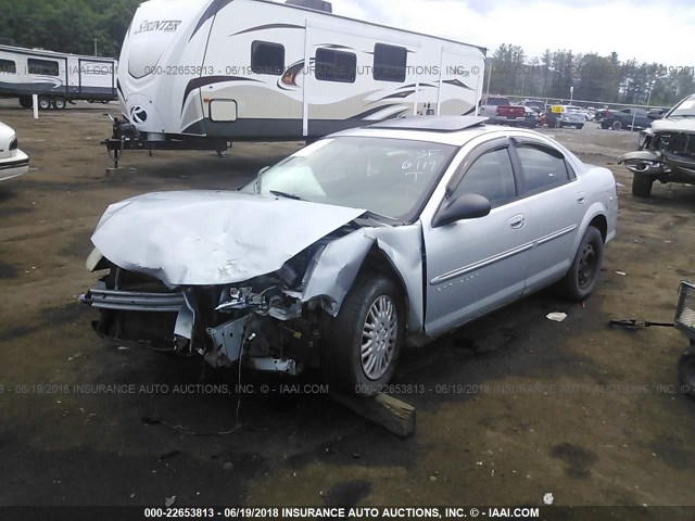 1C3EL46X61N622524 - 2001 CHRYSLER SEBRING LX SILVER photo 2