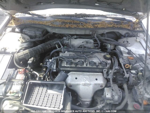 1HGCG56652A139492 - 2002 HONDA ACCORD EX SILVER photo 10