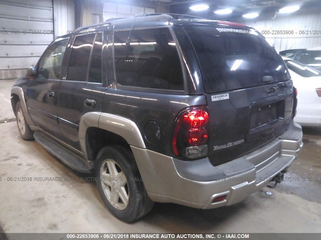 1GNDT13SX32254987 - 2003 CHEVROLET TRAILBLAZER  GRAY photo 3