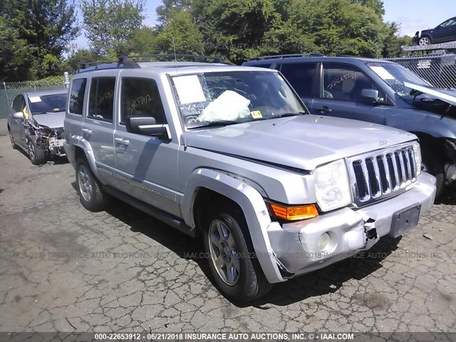 1J8HG58236C275878 - 2006 JEEP COMMANDER LIMITED SILVER photo 1