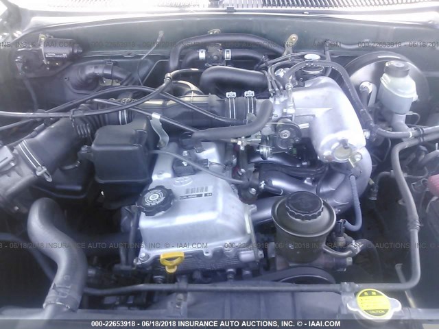 5TEGM92N42Z109211 - 2002 TOYOTA TACOMA DOUBLE CAB PRERUNNER GREEN photo 10