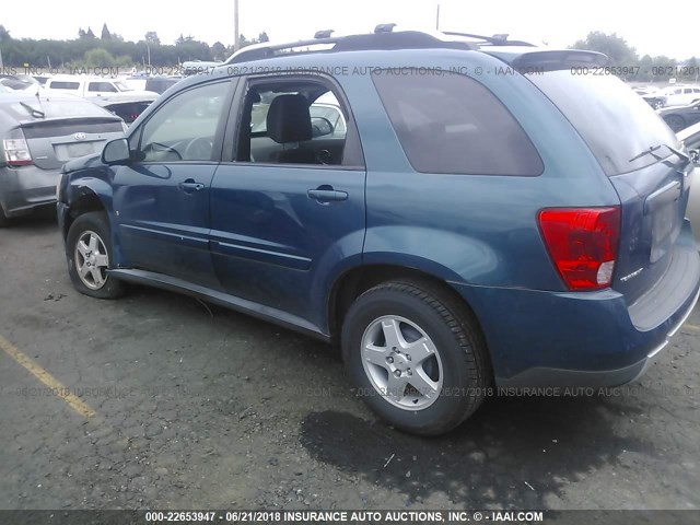 2CKDL63F766069904 - 2006 PONTIAC TORRENT BLUE photo 3