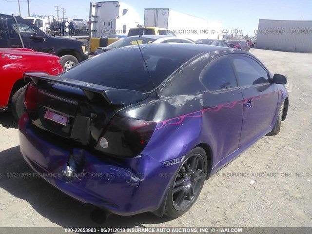 JTKDE177160111282 - 2006 TOYOTA SCION TC 紫色 照片 4