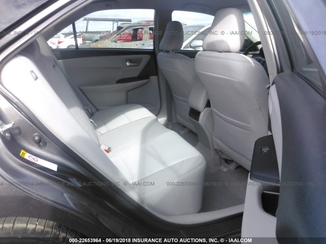 4T4BF1FK6FR498035 - 2015 TOYOTA CAMRY LE/XLE/SE/XSE GRAY photo 8